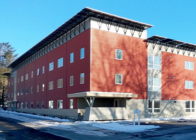 Passive House Certified and Net Zero Energy Tracy Street Affordable Housing, Twin Pine Housing