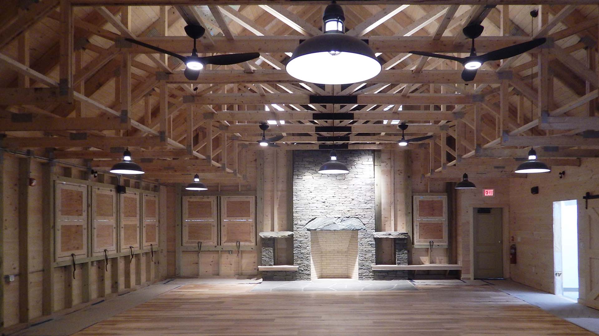 Maclay Architects Buck Lake Conservation Camp Dining Hall Woodbury Vt